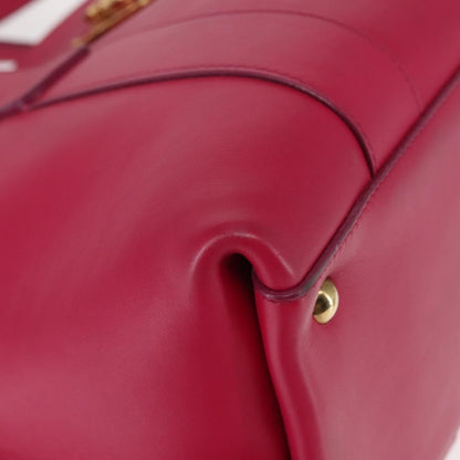 Salvatore Ferragamo Sookie Satchel Leather, PINK, LEATHER, Handbag