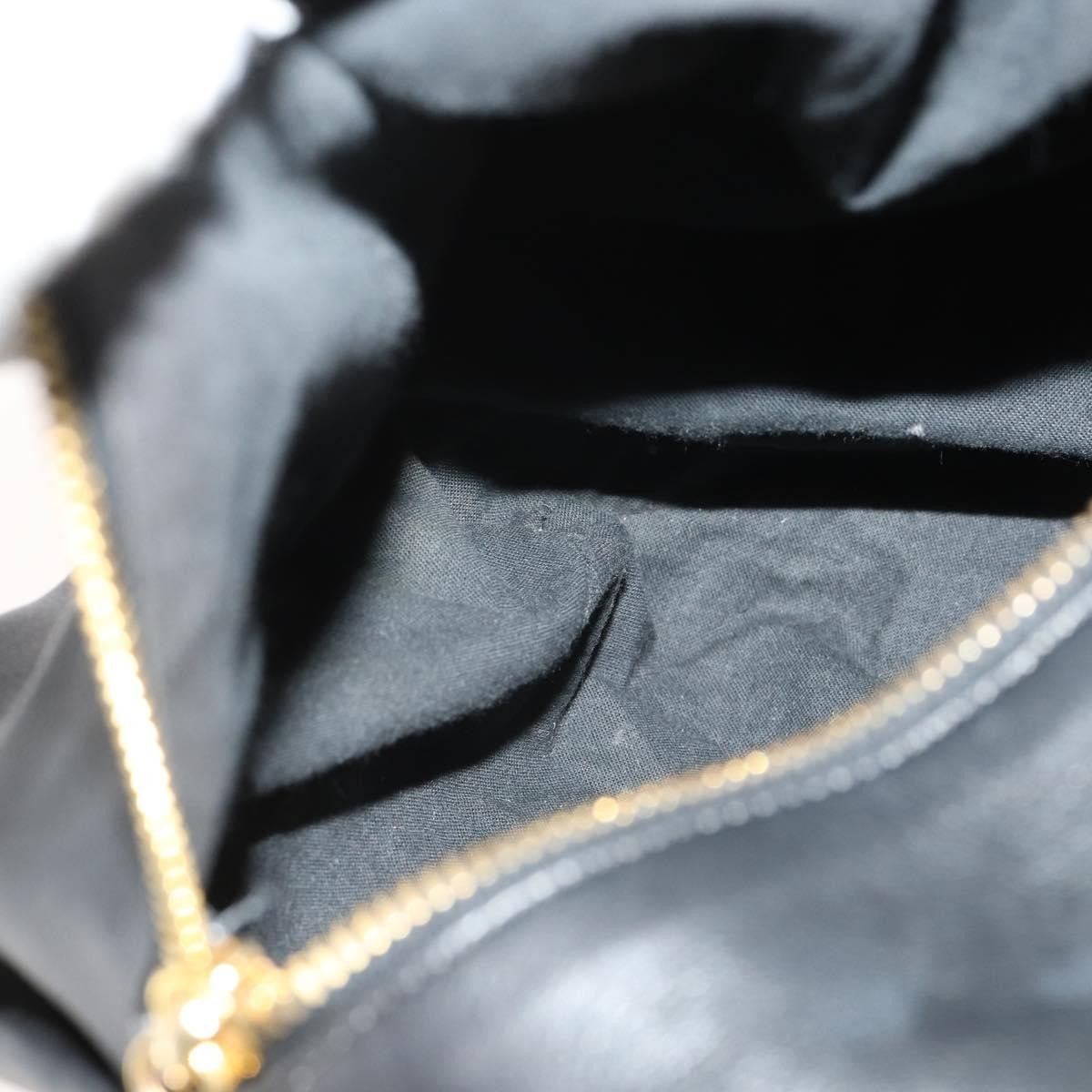 Versace Vintage Shoulder Bag Leather, BLACK, LEATHER, Shoulder bag