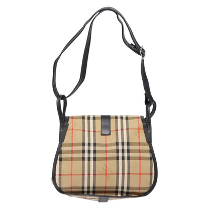 Burberry Flap Shoulder Bag Nova Check Coated Canvas, BEIGE, CANVAS, Shoulder bag