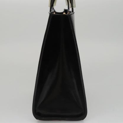 Salvatore Ferragamo Shopper Tote Patent Leather, BLACK, PATENT_LEATHER, Tote bag