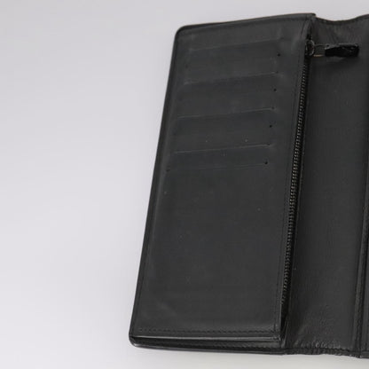 Louis Vuitton Brazza Long Bifold wallet Monogram shadow, BLACK, LEATHER, Wallets