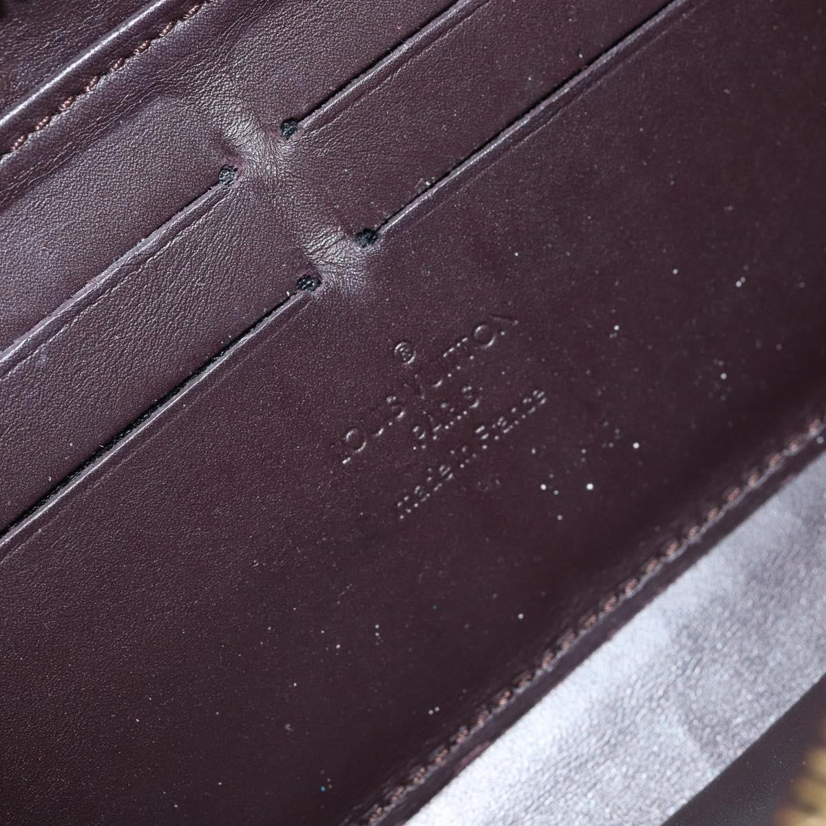 Louis Vuitton Zippy Wallet NM Monogram Patent, BURGUNDY, PATENT_LEATHER, Wallets