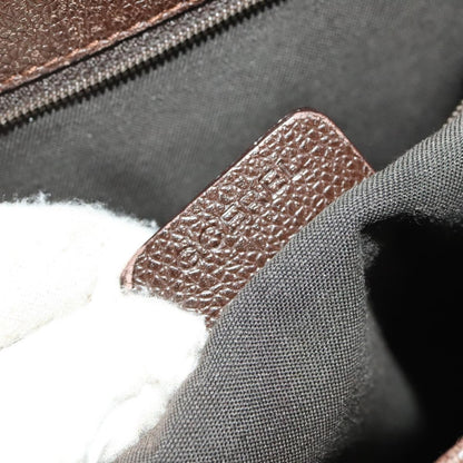 Bvlgari Flap shoulder Bag Leather, Brown, Leather, Shoulder Bag
