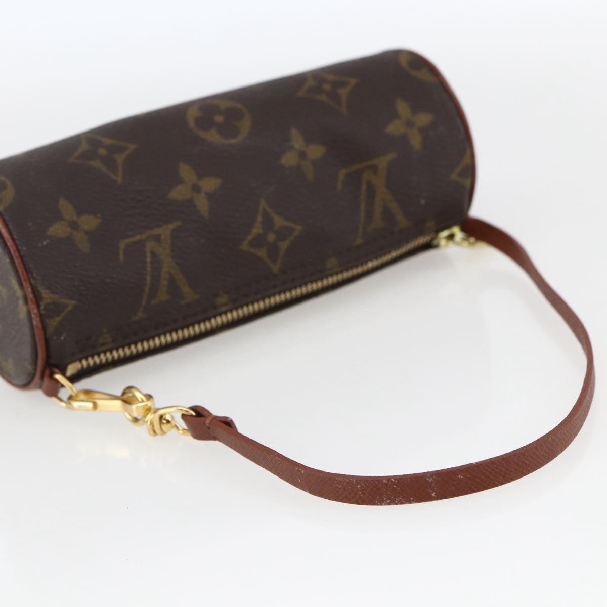 Louis Vuitton Papillon Pochette Monogram Canvas, BROWN, CANVAS, Clutche & pouche