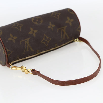 Louis Vuitton Papillon Pochette Monogram Canvas, BROWN, CANVAS, Clutche & pouche