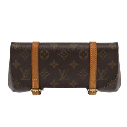 Louis Vuitton Pochette Marrell Monogram Canvas, BROWN, CANVAS, Clutche & pouche