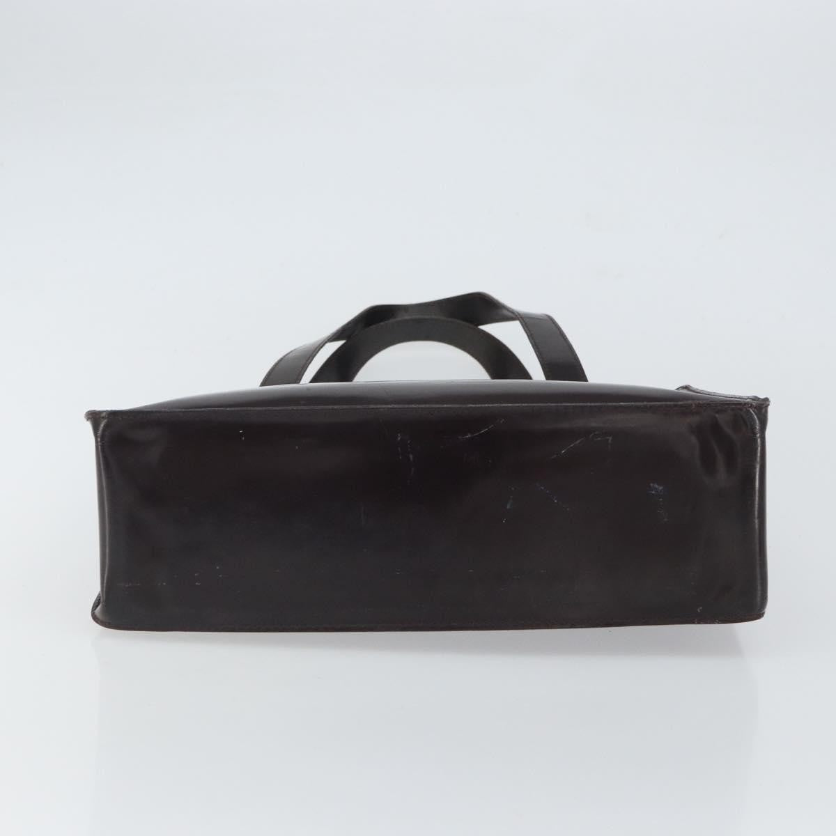 Chanel Vintage Tote Patent leather, BROWN, PATENT_LEATHER, Tote bag