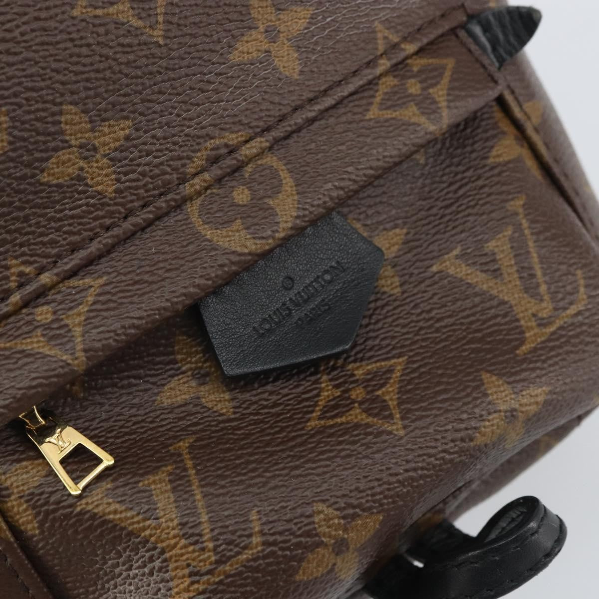 Louis Vuitton Palm Springs Backpack Monogram Canvas, BROWN, CANVAS, Backpack