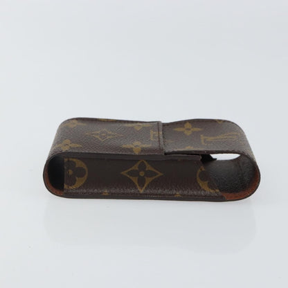 Louis Vuitton Etui Cigarette Case Monogram canvas, BROWN, CANVAS, Wallets