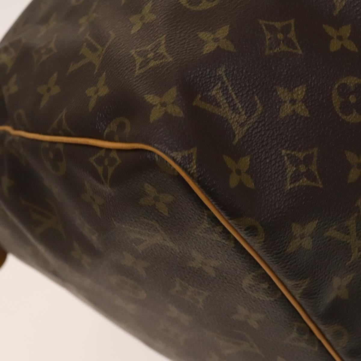 Louis Vuitton Keepall Bag Monogram Canvas, BROWN, CANVAS, Travel bag