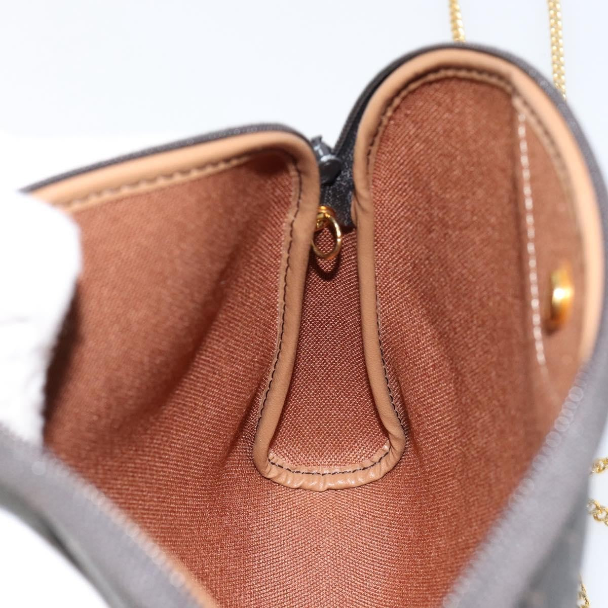 Christian Dior Vintage Honeycomb chain Canvas, BLACK, CANVAS, Shoulder bag
