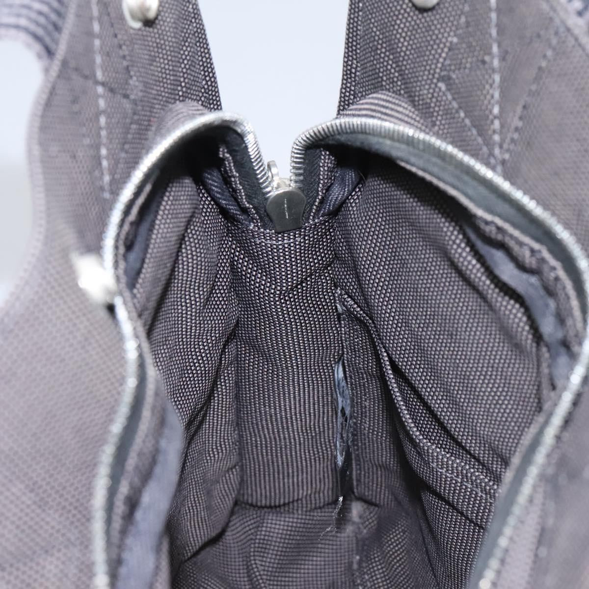 Hermes Herline Backpack Canvas, GRAY, CANVAS, Backpack