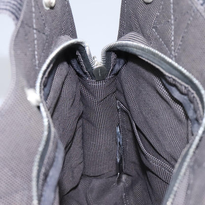 Hermes Herline Backpack Canvas, GRAY, CANVAS, Backpack