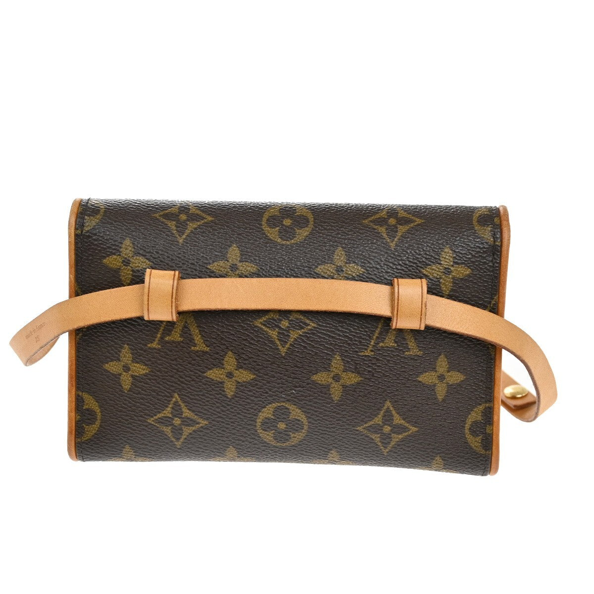 Louis Vuitton Florentine Waist Bag Monogram Canvas, BROWN, CANVAS, Crossbody bag