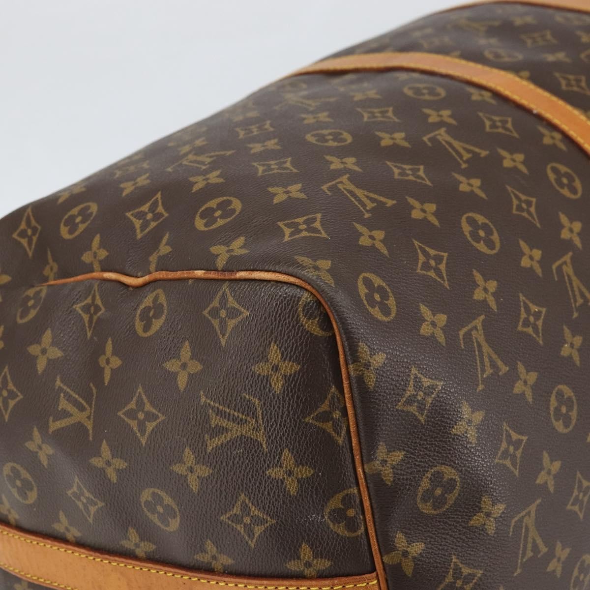 Louis Vuitton Keepall Bandouliere Bag Monogram Canvas, BROWN, CANVAS, Travel bag