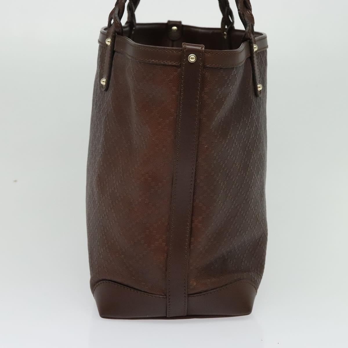 Gucci Craft Tote Diamante Leather, BROWN, LEATHER, Tote bag