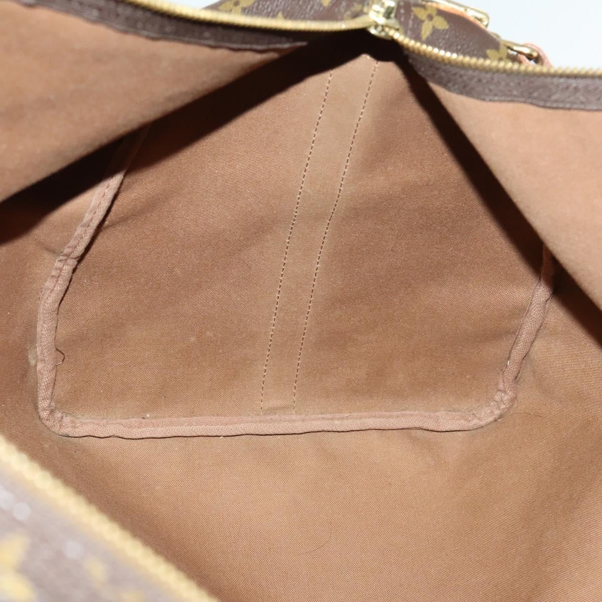 Louis Vuitton Keepall Bandouliere Bag Monogram Canvas, BROWN, CANVAS, Travel bag