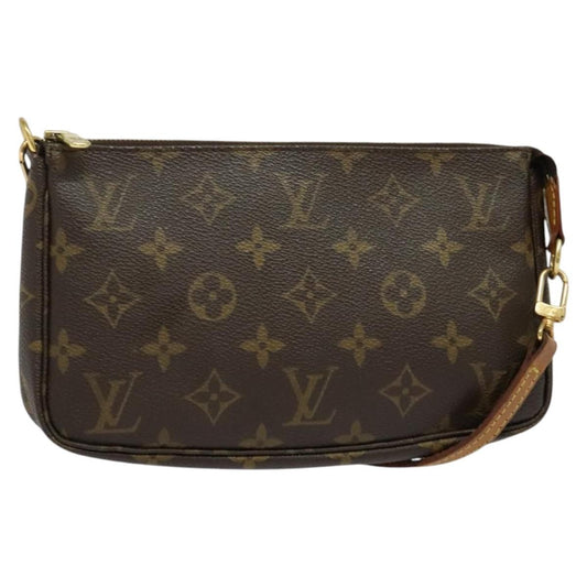 Louis Vuitton Pochette Accessoires NM Monogram Canvas, BROWN, CANVAS, Clutche & pouche