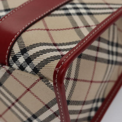 Burberry Nova Check Tote Canvas and Leather, BEIGE, CANVAS, Tote bag