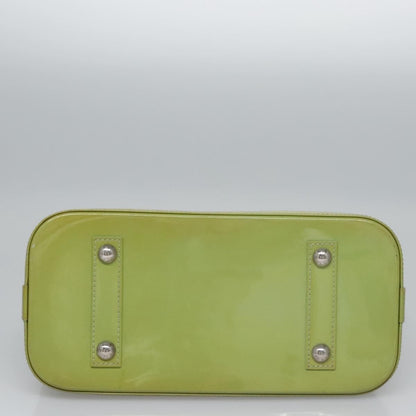 Louis Vuitton Alma Handbag Electric Epi Leather, GREEN, PATENT_LEATHER, Handbag