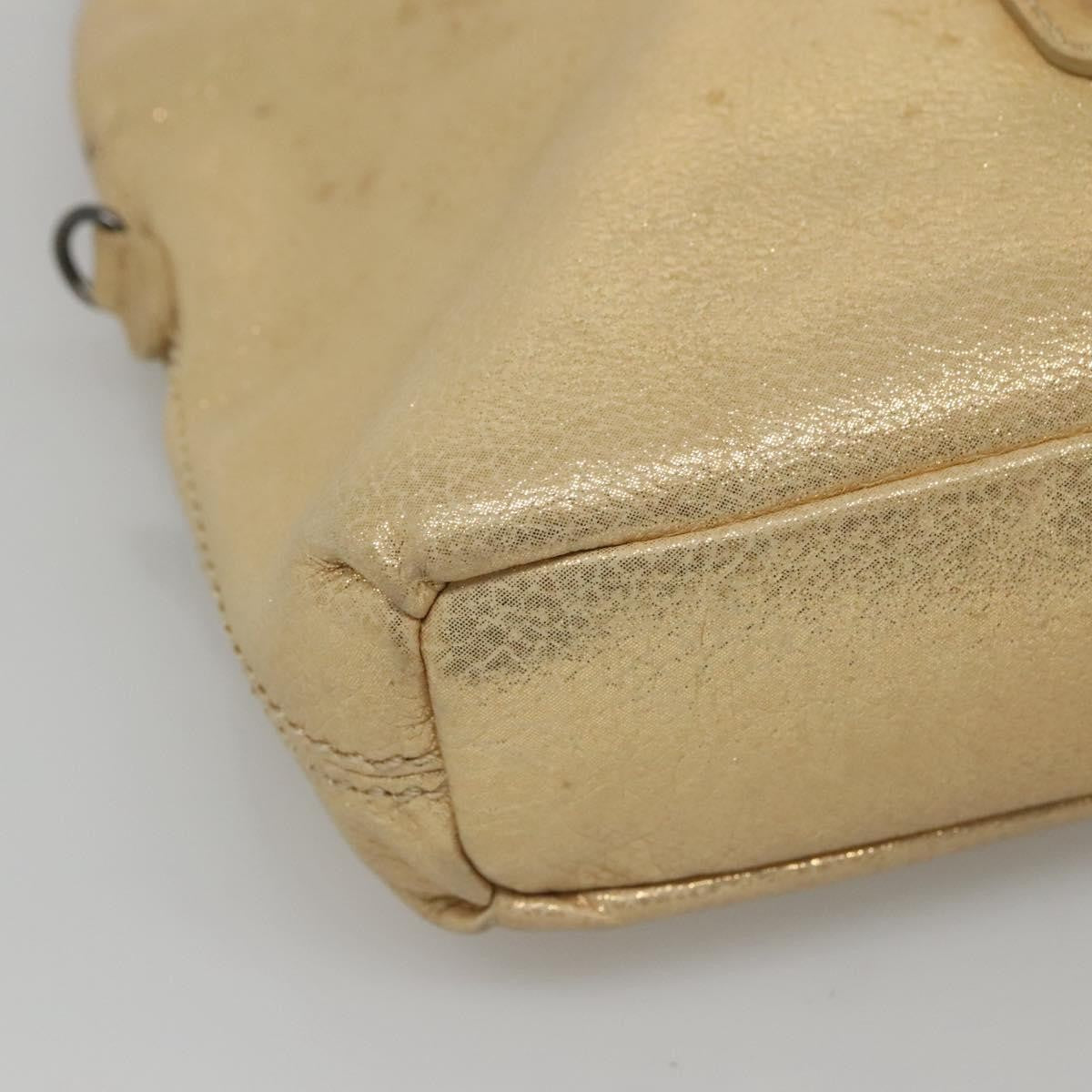 Burberry Blue Label Tote Bag Leather, GOLD, LEATHER, Tote bag