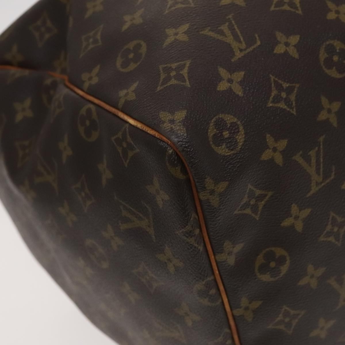 Louis Vuitton Keepall Bag Monogram Canvas, BROWN, CANVAS, Travel bag
