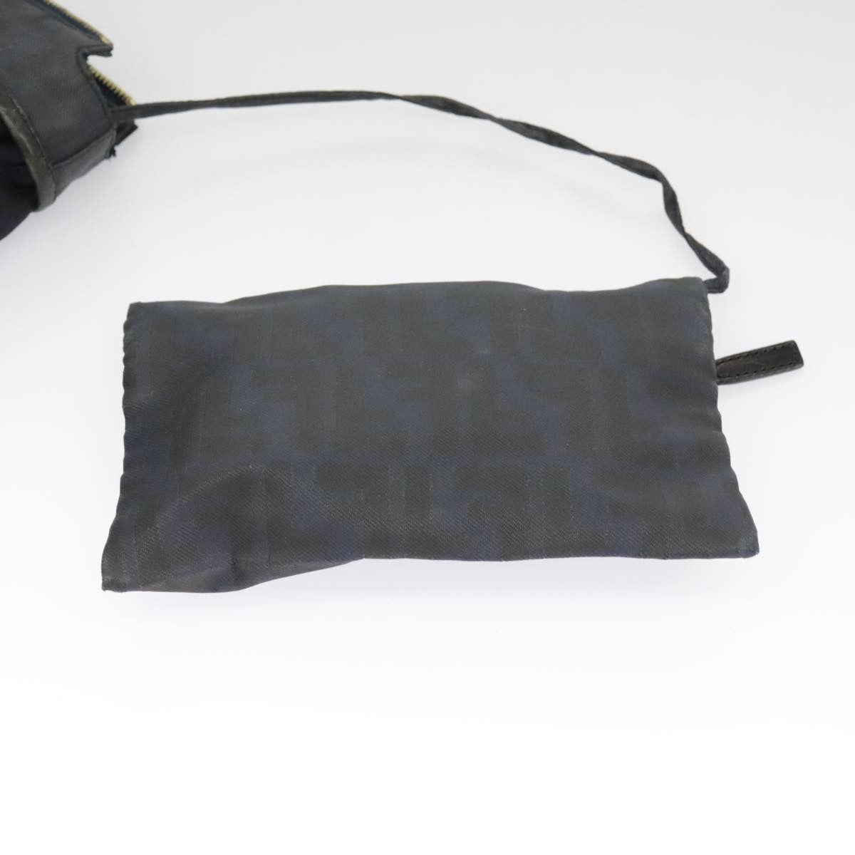 Fendi Zucca Tote bag FF motif, Navy, Canvas, Tote Bag