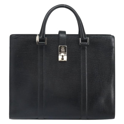 Gucci Vintage Handbag Leather, BLACK, LEATHER, Handbag