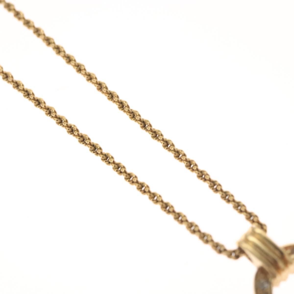 Christian Dior CD Pendant Necklace Gold-plated, GOLD, METAL, Necklace