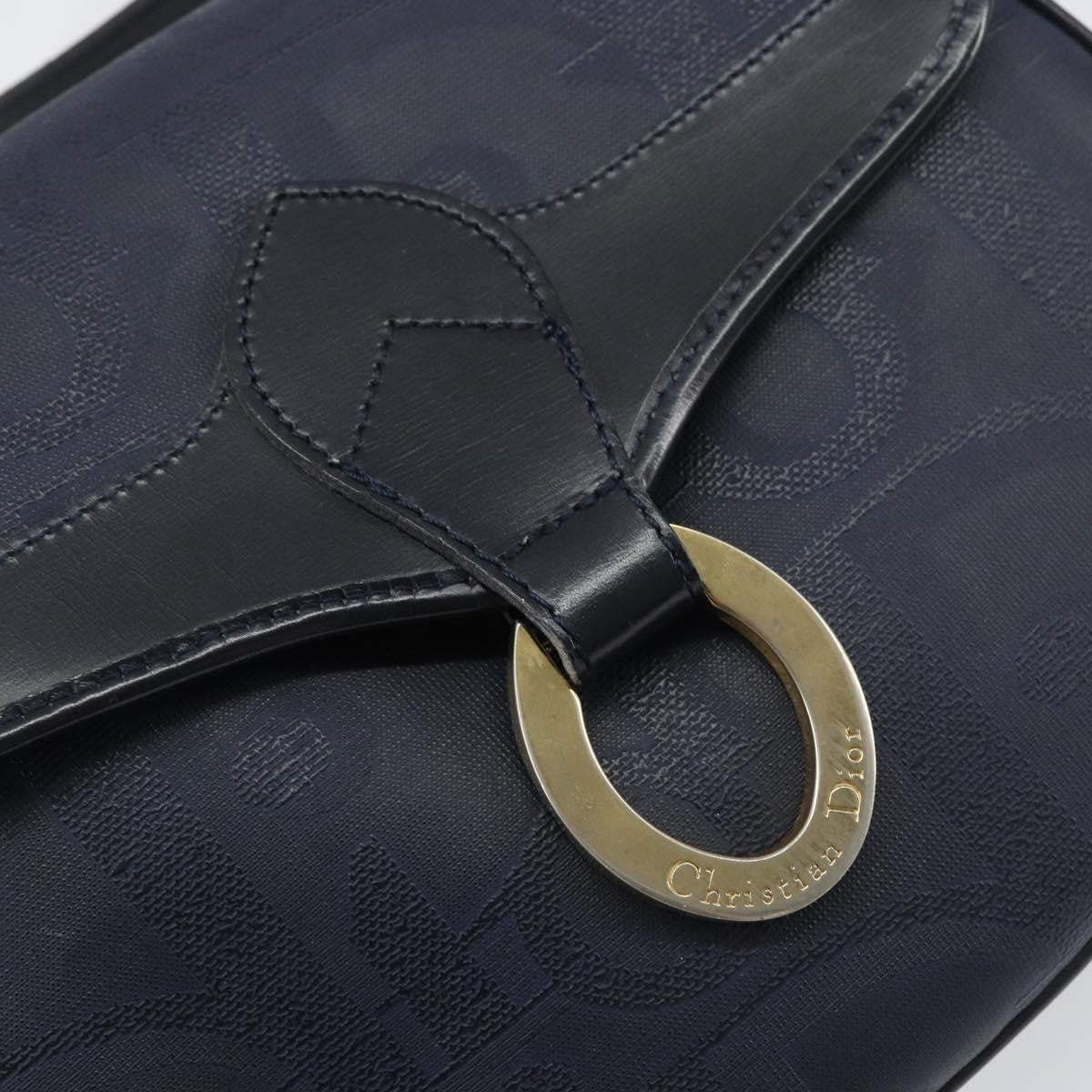 Christian Dior Trotter shoulder bag Canvas, NAVY, CANVAS, Shoulder bag