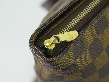 Louis Vuitton Cabas Mezzo Damier, BROWN, CANVAS, Tote bag