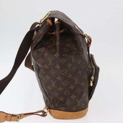 Louis Vuitton Vintage Montsouris Backpack Monogram Canvas, Brown, Canvas, Backpack