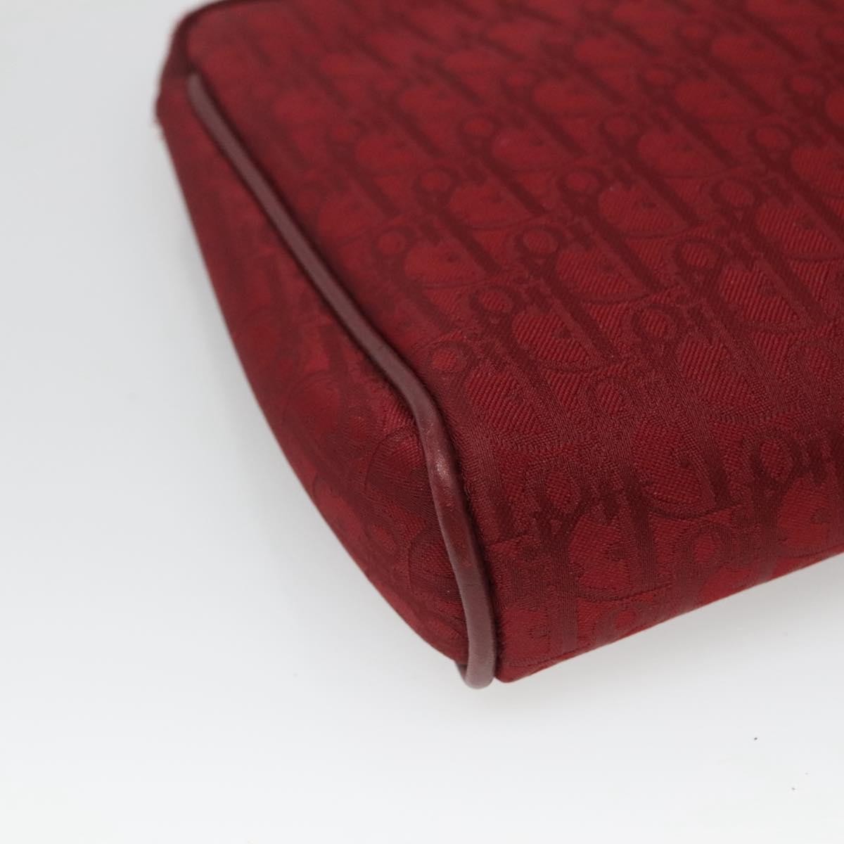 Christian Dior Trotter pouch Canvas, RED, CANVAS, Clutche & pouche
