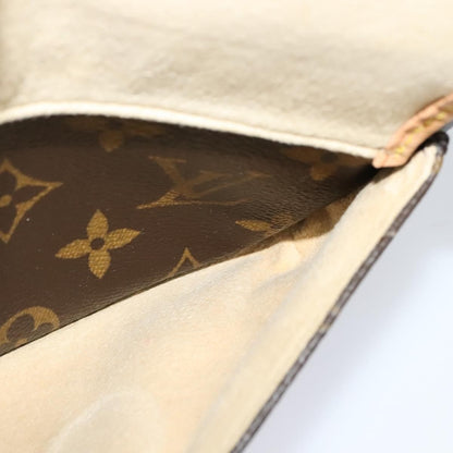 Louis Vuitton Tikal Wristlet Pochette Monogram Canvas, BROWN, CANVAS, Clutche & pouche