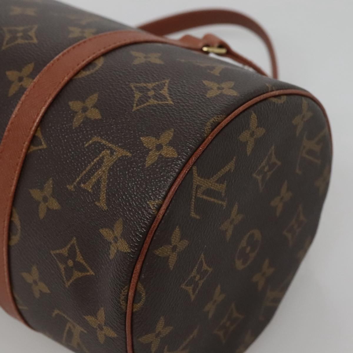 Louis Vuitton Papillon Handbag Monogram Canvas, BROWN, CANVAS, Handbag