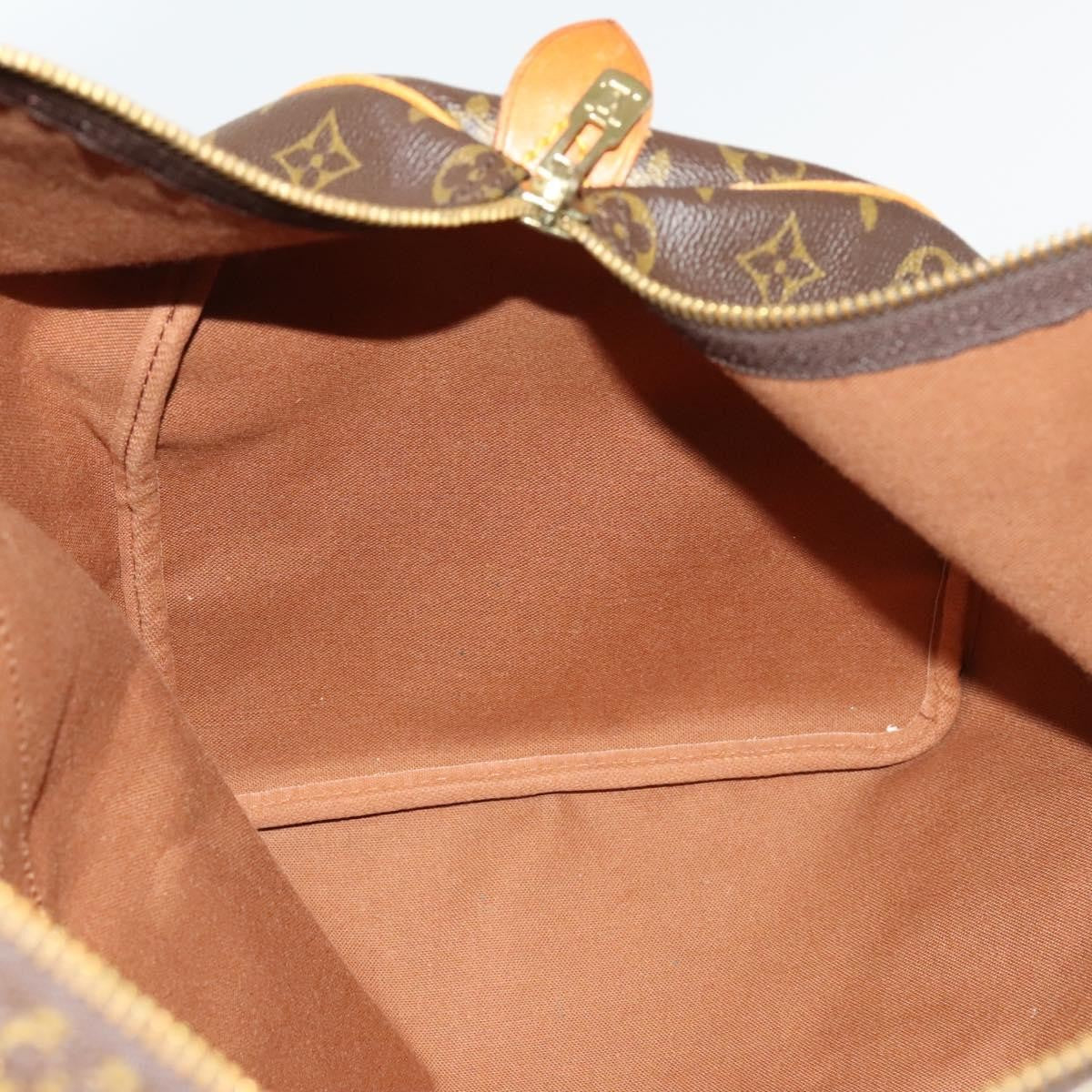 Louis Vuitton Keepall Bag Monogram Canvas, BROWN, CANVAS, Travel bag