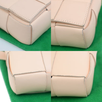 Bottega Veneta Cassette Crossbody Bag Padded Maxi Intrecciato Leather, PINK, LEATHER, Crossbody bag