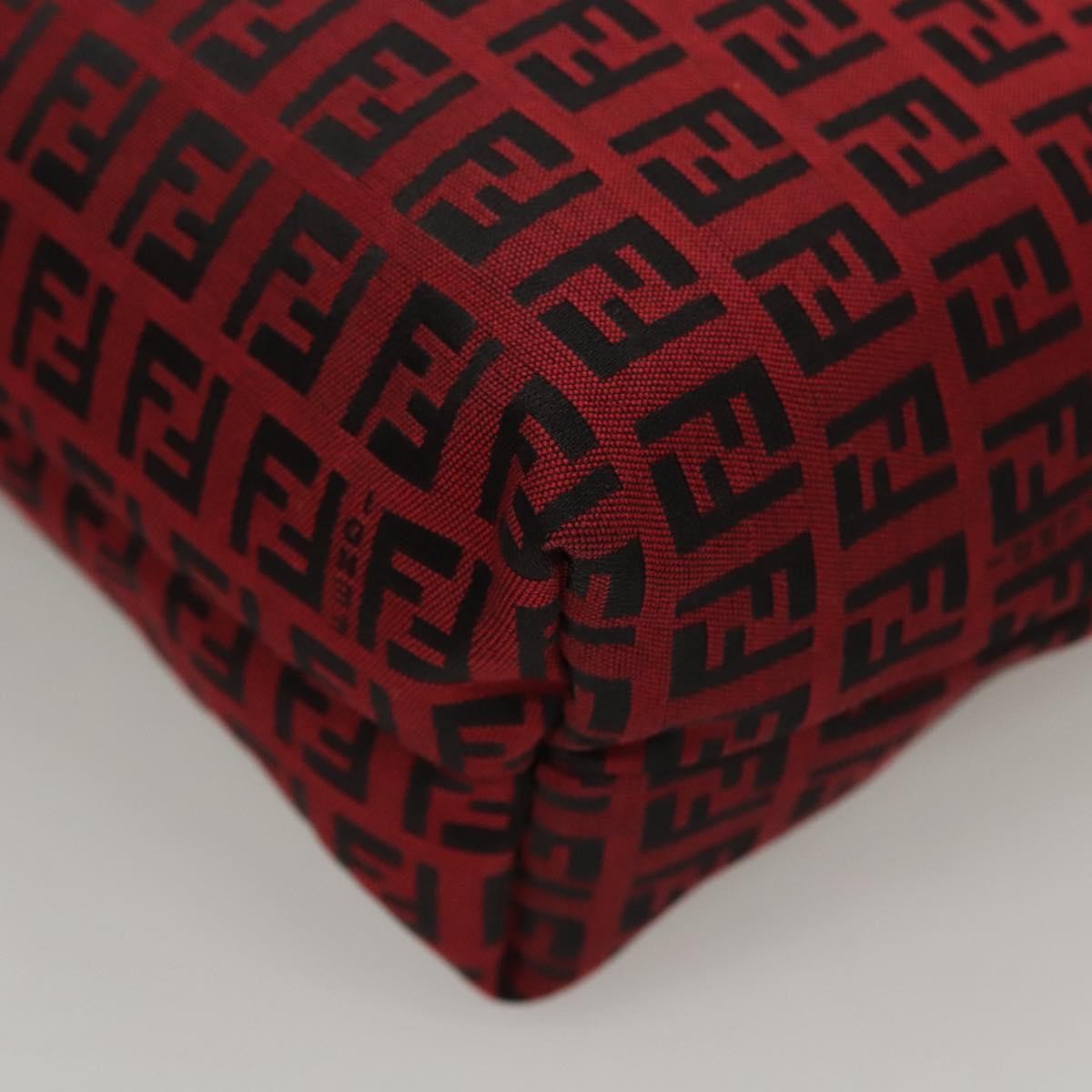 Fendi Zucca Tote bag FF motif, RED, CANVAS, Tote bag