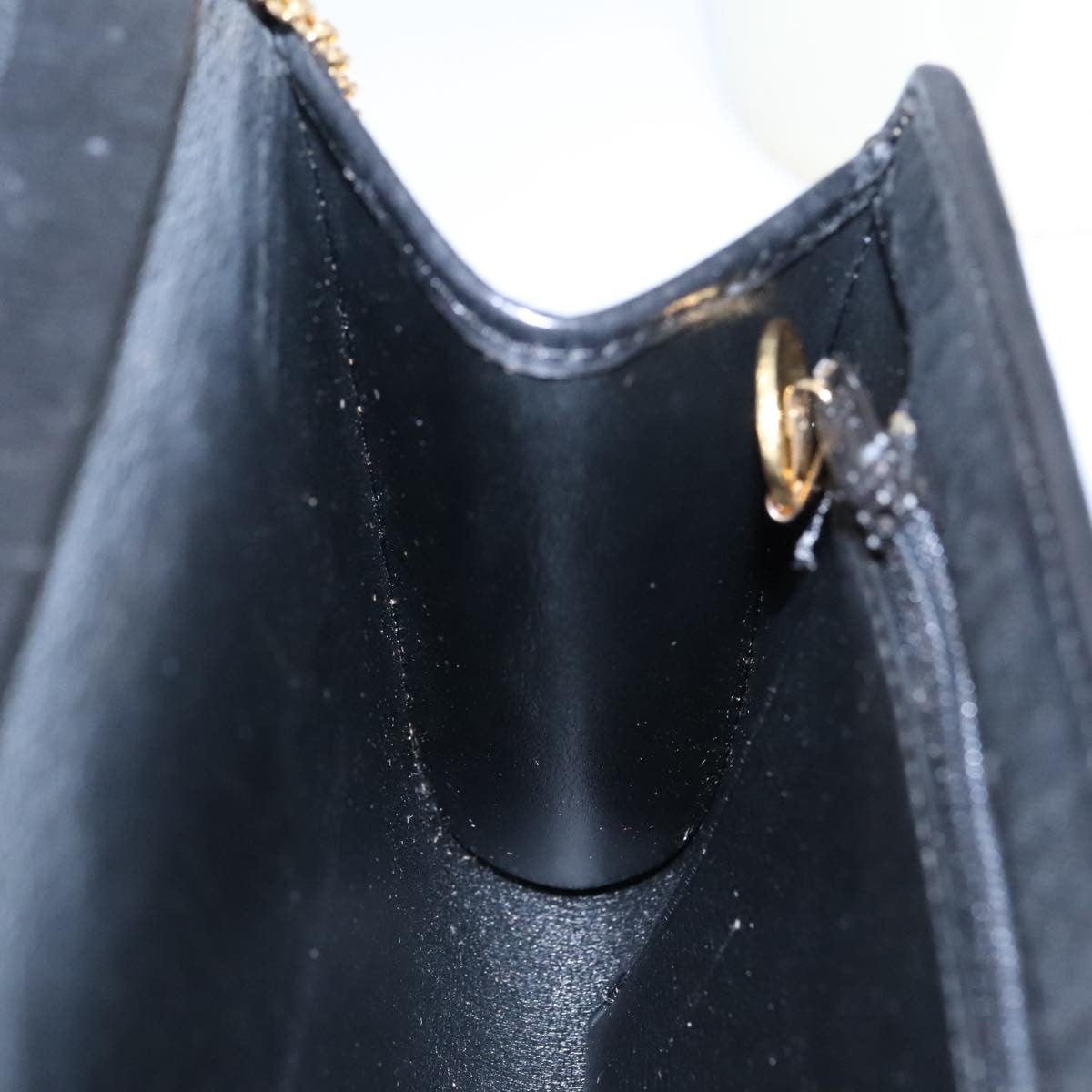 Christian Dior Vintage Trotter Crossbody Bag Canvas, BLACK, CANVAS, Shoulder bag
