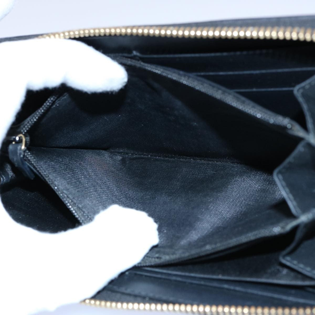 Gucci Sylvie Continental Wallet Leather, BLACK, LEATHER, Wallets