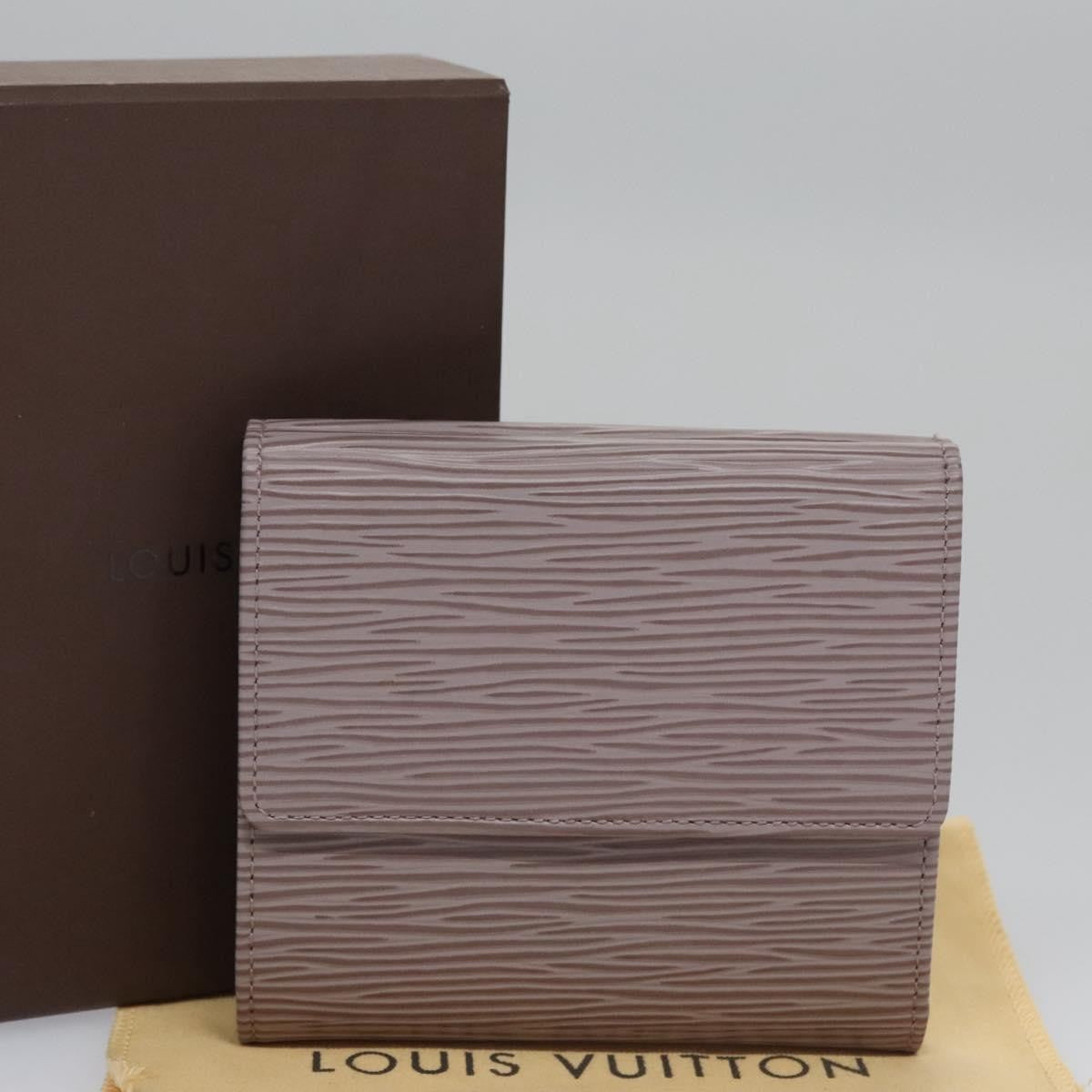 Louis Vuitton Elise Wallet Epi Leather, PURPLE, LEATHER, Wallets