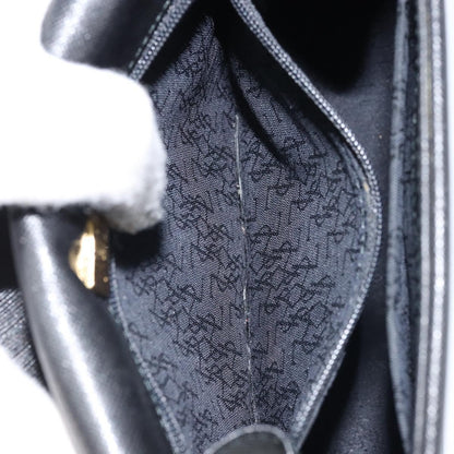 Saint Laurent Vintage Shoulder Bag Leather, Black, Leather, Shoulder Bag