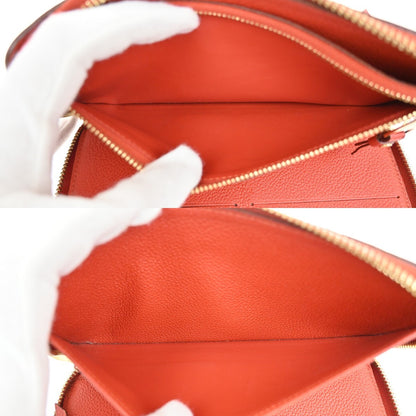 Louis Vuitton Secret Wallet Monogram Empreinte Leather, RED, LEATHER, Wallets