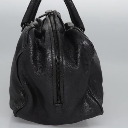 Bottega Veneta Vintage handbag Leather, BLACK, LEATHER, Handbag