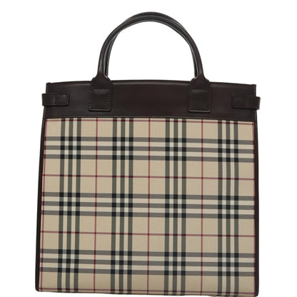 Burberry Nova Check Handbag Nova Check Canvas and leather, Beige, Canvas, Handbag