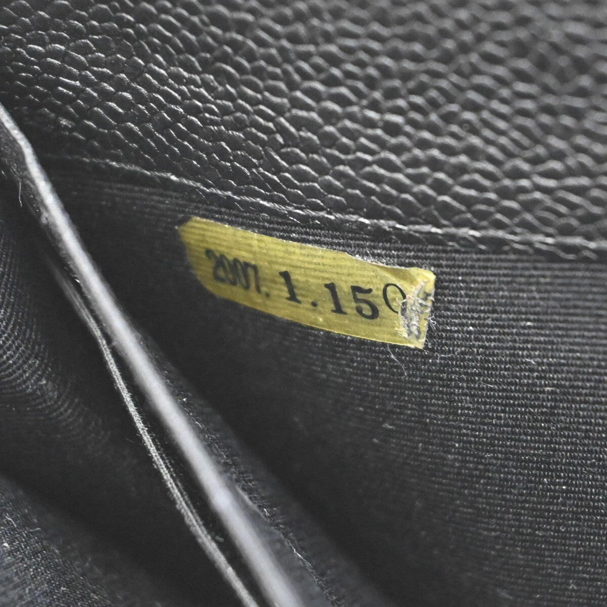 Chanel CC Logo Zipper Long Bifold Leather, BLACK, CALFSKIN, Wallets