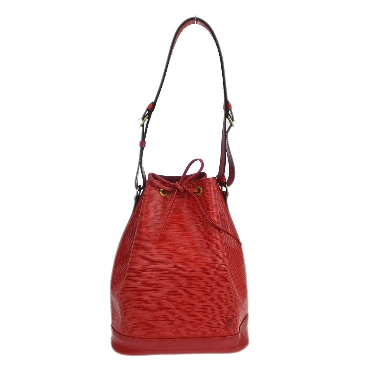 Louis Vuitton Noe Handbag Epi Leather, Red, Leather, Shoulder Bag