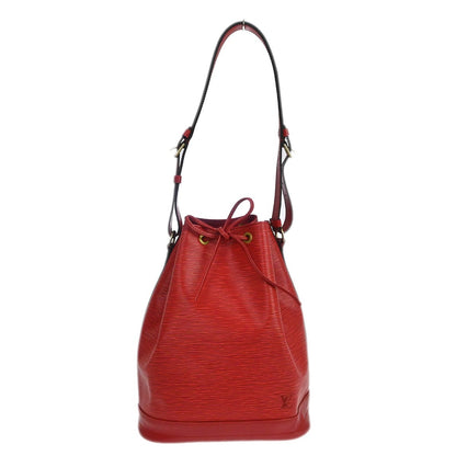 Louis Vuitton Noe Handbag Epi Leather, Red, Leather, Shoulder Bag