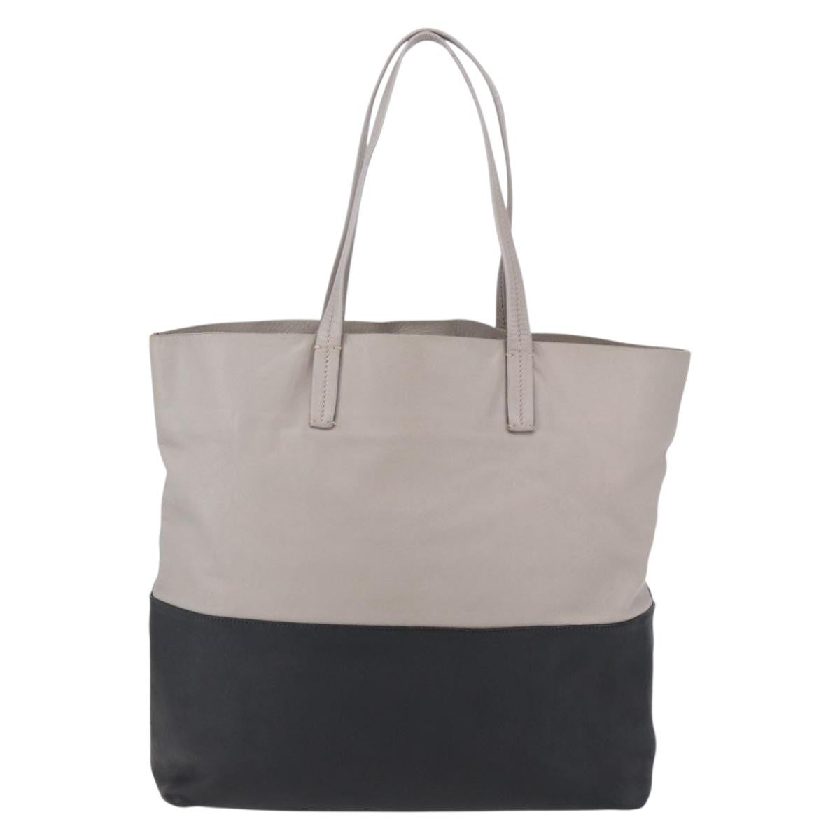 Miu Miu Vintage Tote bag Leather, BLACK, LEATHER, Tote bag
