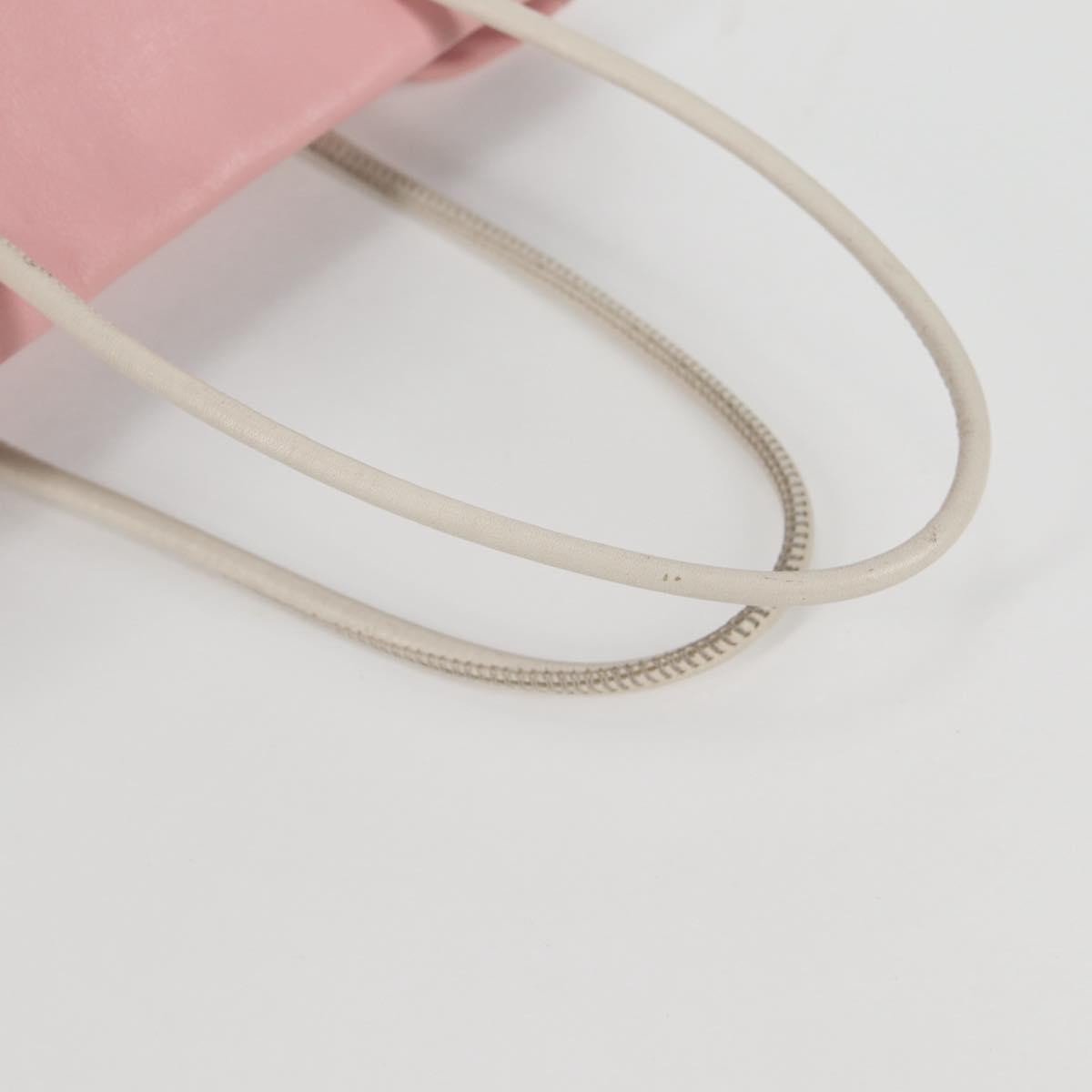 Chanel Essential Shopping Tote Leather, PINK, LEATHER, Tote bag